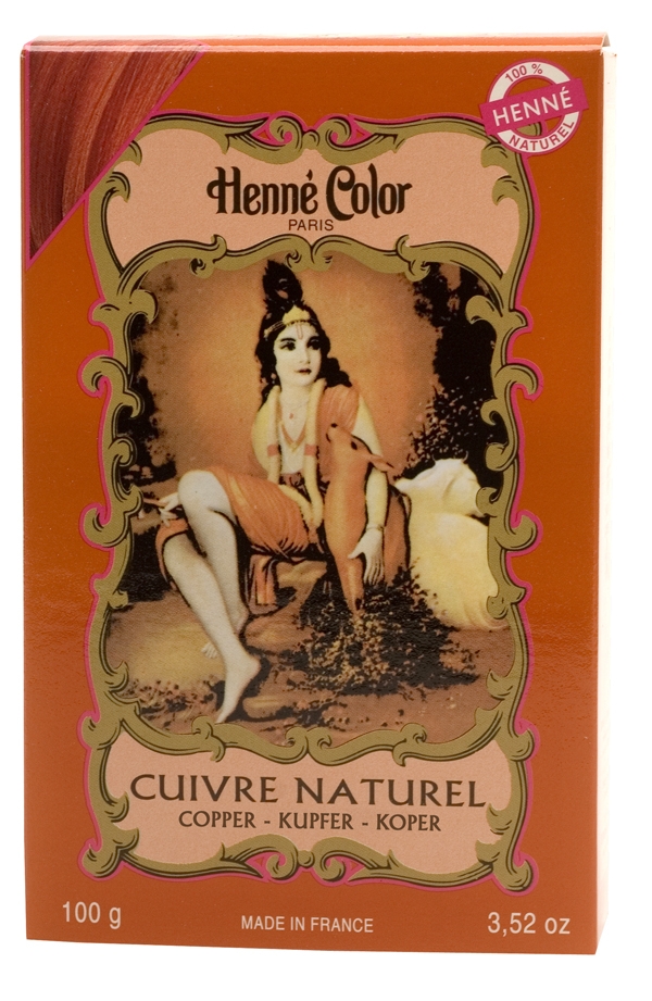 Coloration henné poudre henné color cuivre naturel 100g