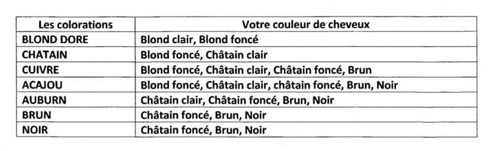 Pack de 6 Colorations hennés color châtain 100g chez Arabesk|fr
