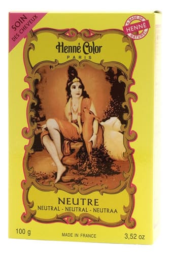 Pack de 6 Colorations hennés color neutre 100g chez Arabesk
