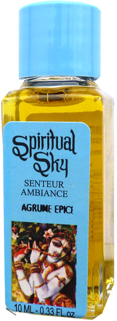 Pack de 6 huiles parfumées spiritual sky agrume épice 10mls