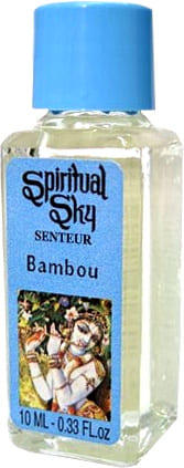 Pack de 6 huiles parfumées spiritual sky bambou 10ml chez Arabesk