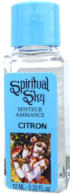 Pack de 6 huiles parfumées spiritual sky citron 10ml chez Arabesk