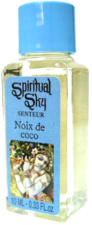 Pack de 6 huiles parfumées spiritual sky  noix de coco 10ml