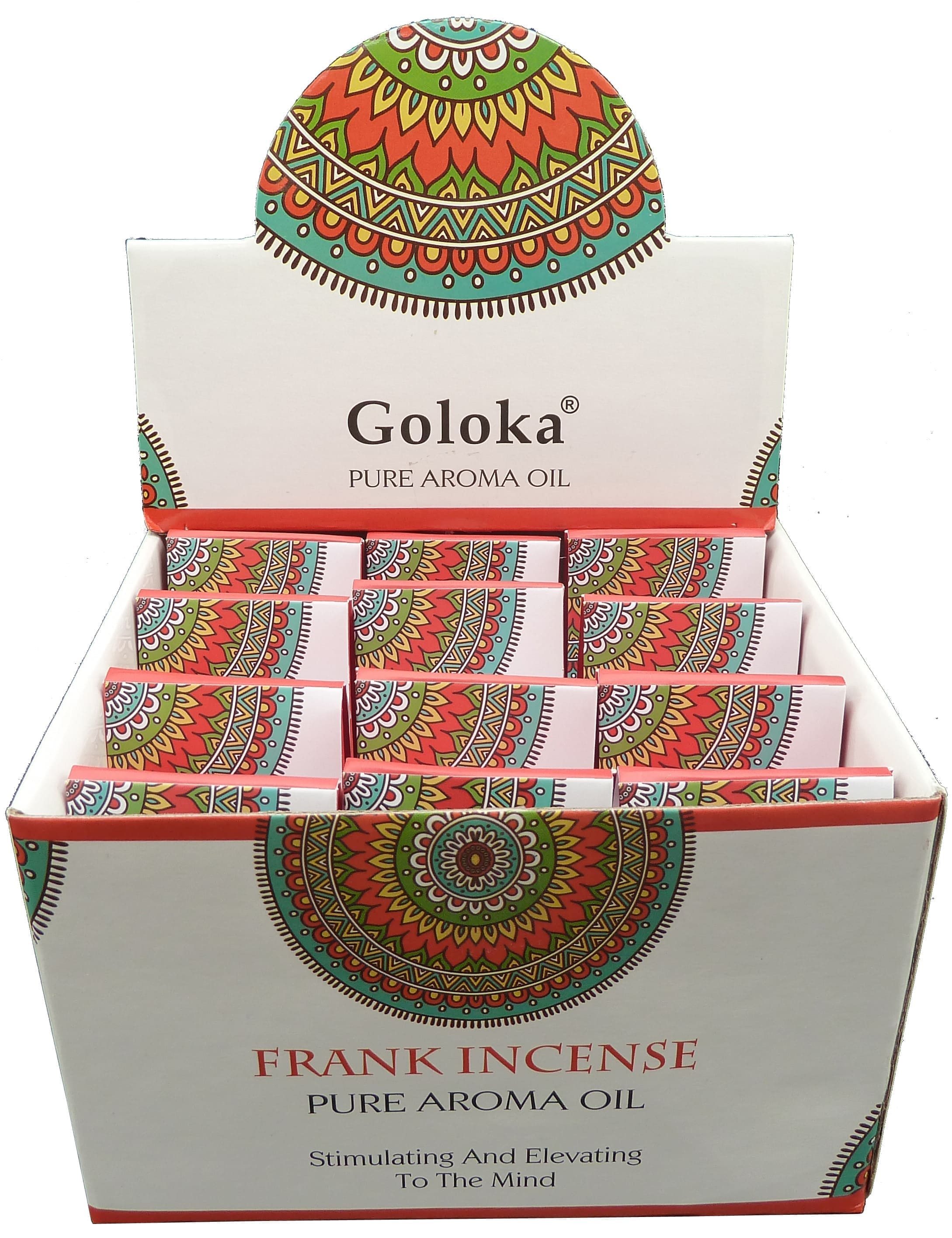 Huile parfumée Goloka Frankincense 10mL x 12