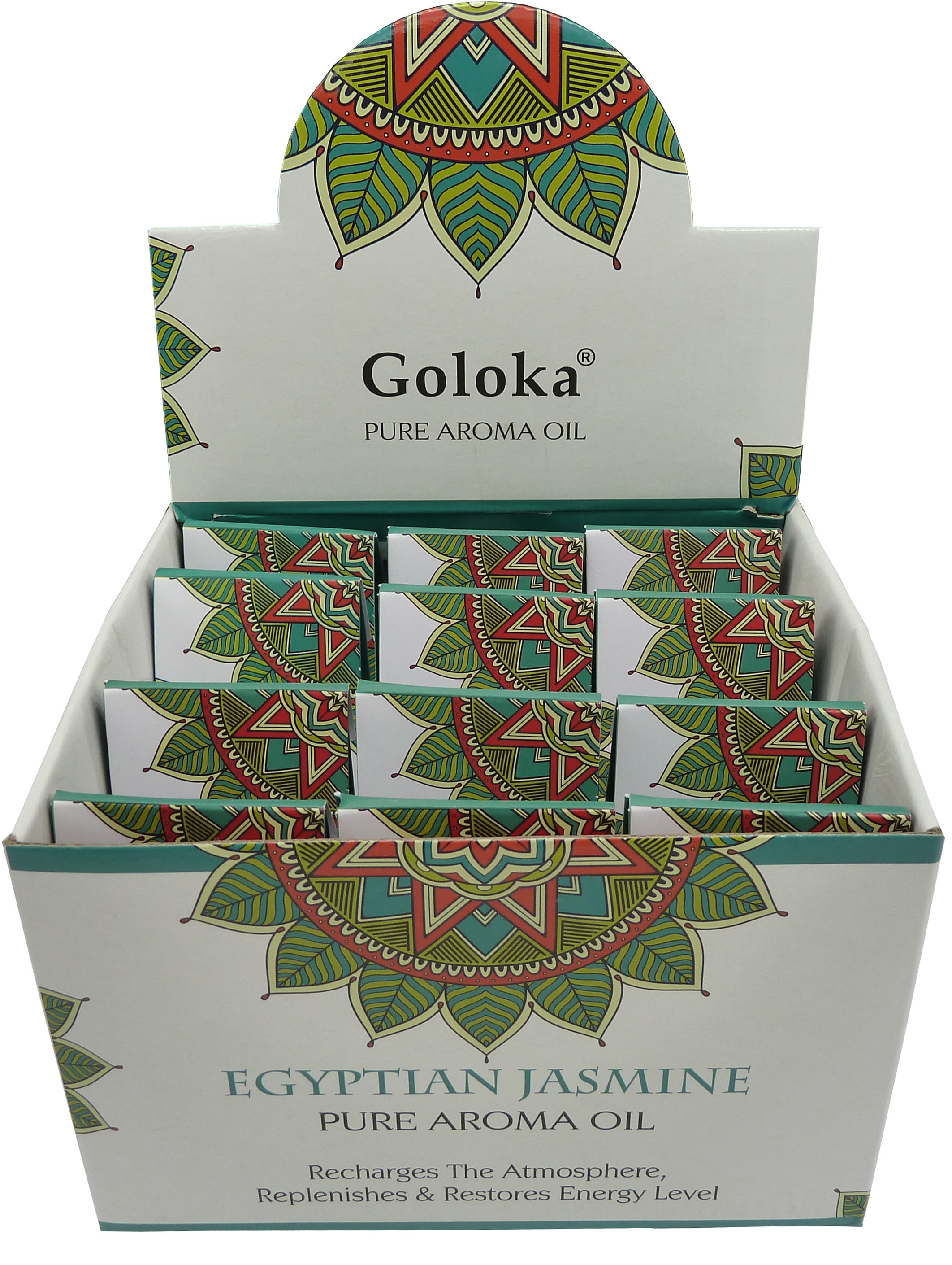 Huile parfumée Goloka Jasmin d'Egypte 10mL x 12