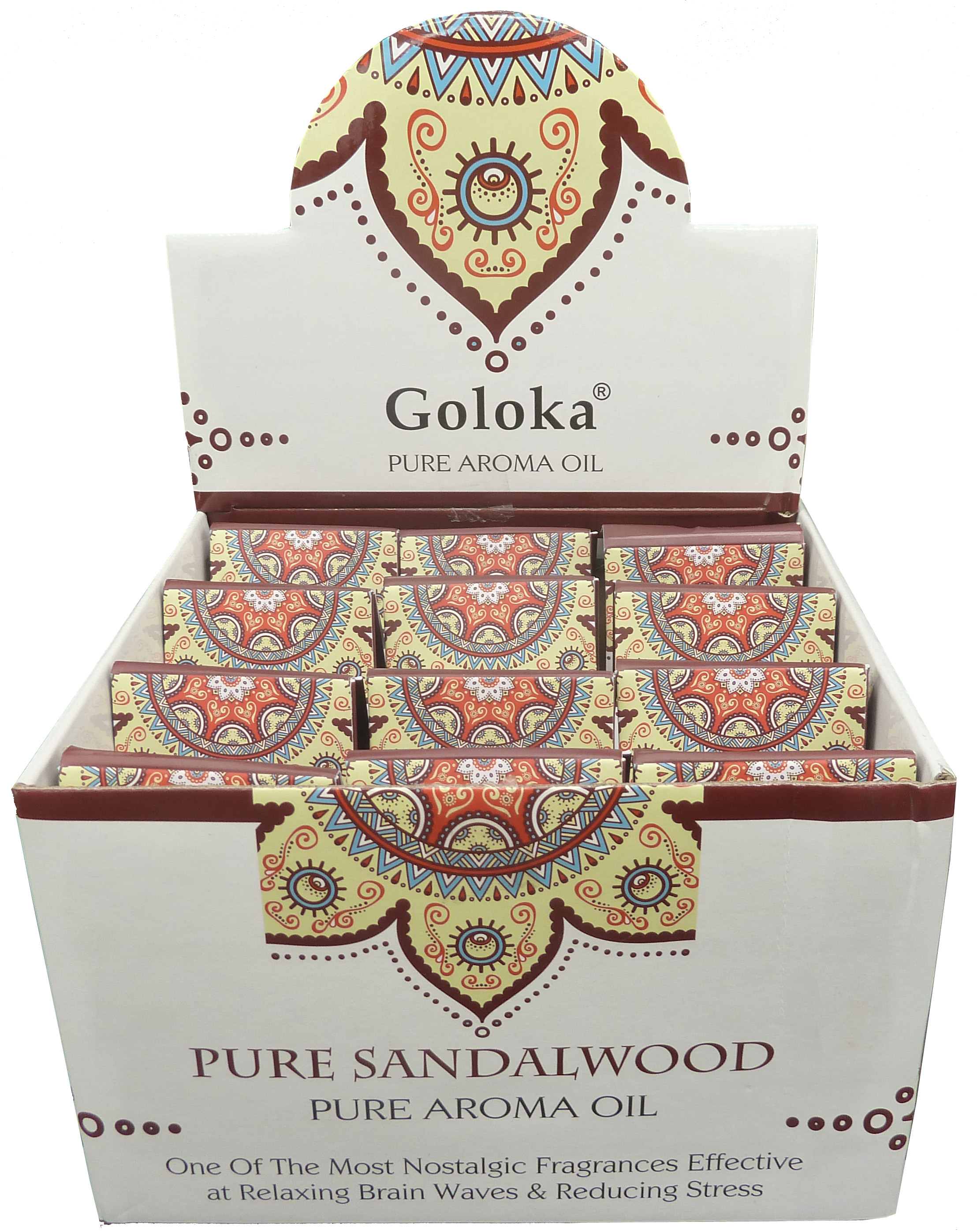 Huile parfumée Goloka Santal 10mL x 12