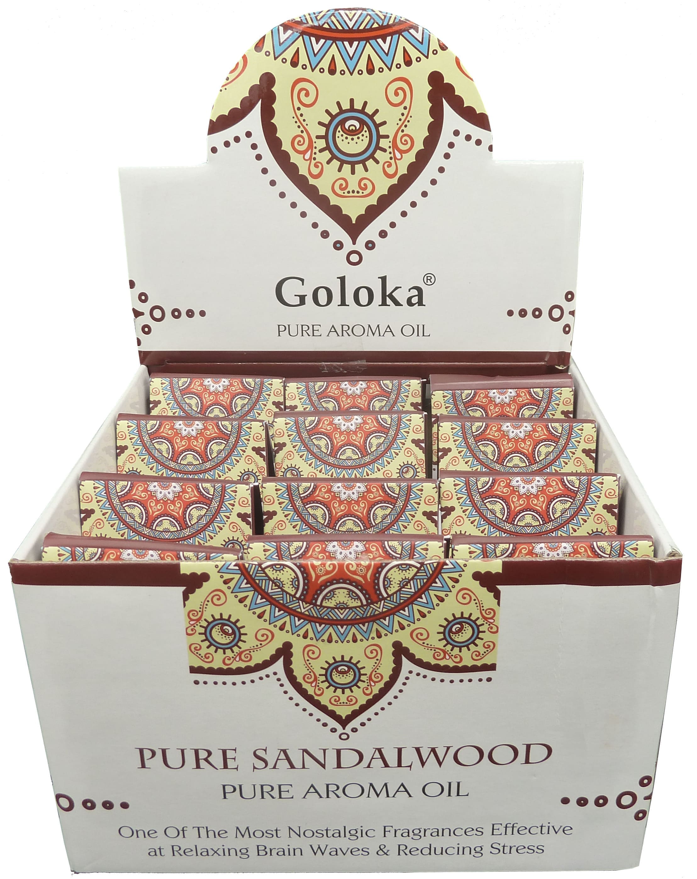 Huile parfumée Goloka Santal 10mL x 12