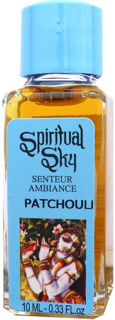 Pack de 6 huiles parfumées spiritual sky patchouli  10ml