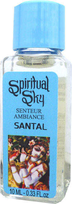 Pack de 6 huiles parfumées spiritual sky santal  10ml