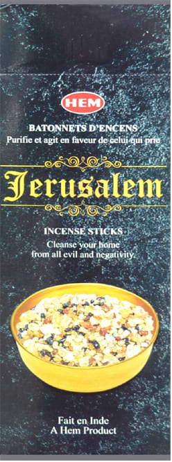 Encens hem Jerusalem hexa 20g chez Arabesk