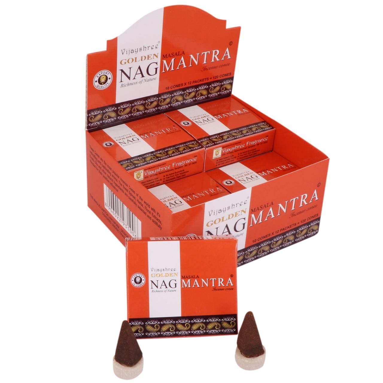 Encens Vijayshree Golden Nag Mantra cones