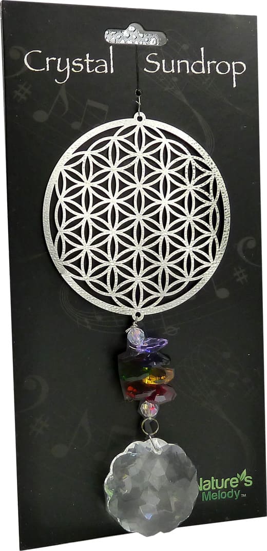 Mobile Cosmos Fleur de vie & Cristal 19cm