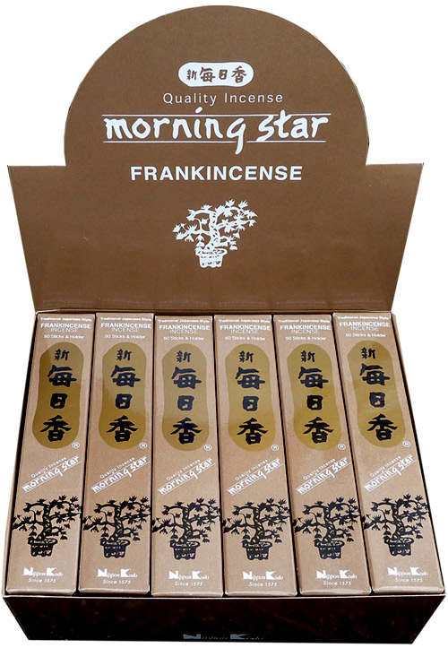 Encens japonais morning star Frankincense (Oliban) paquet de 50 batonnets