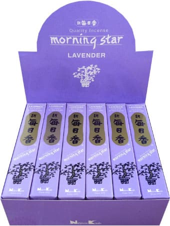 Encens japonais morning star lavande paquet de 50 batonnets