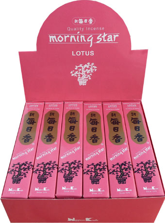Encens japonais morning star lotus paquet de 50 batonnets