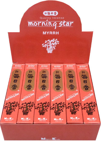 Encens japonais morning star myrrh paquet de 50 batonnets