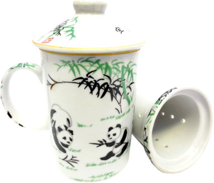 Mug Théière en porcelaine avec panda 