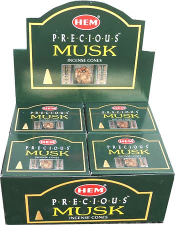 Encens hem precious musk cones