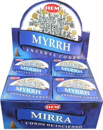 Encens hem myrrhe cones chez Arabesk