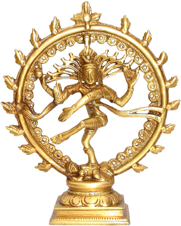 Natraj Shiva danseur en laiton 16cm