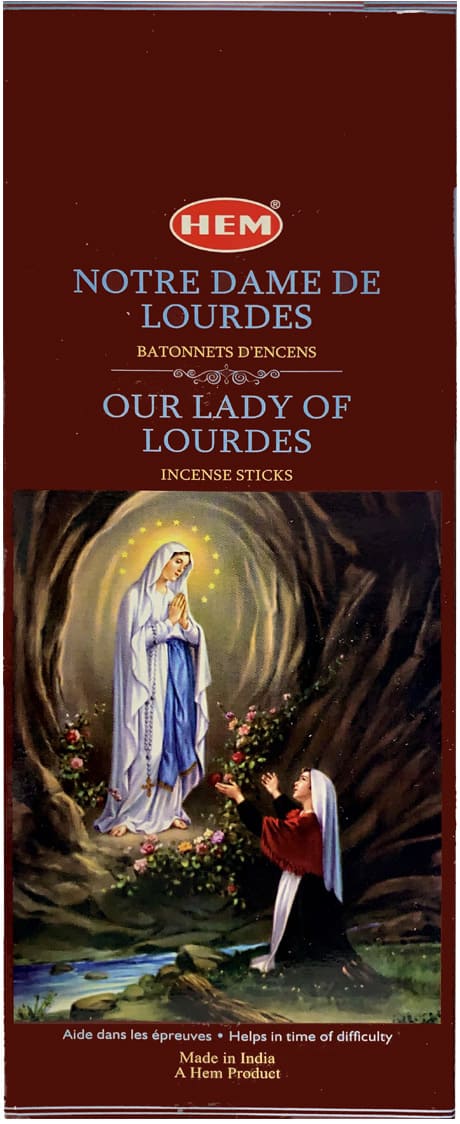 Encens hem Notre Dame de Lourdes hexa 20g