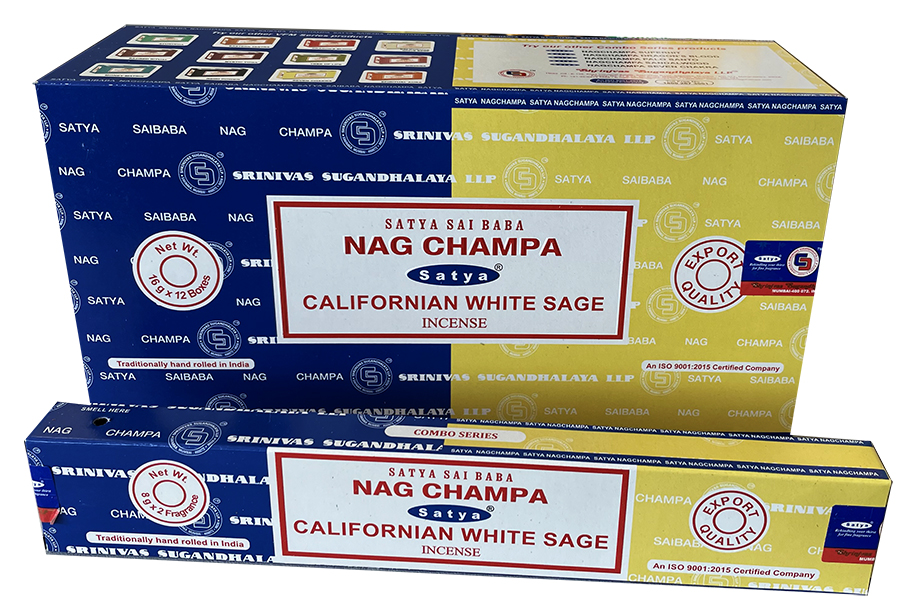 Encens Satya Nag Champa & Californian White Sage 15g