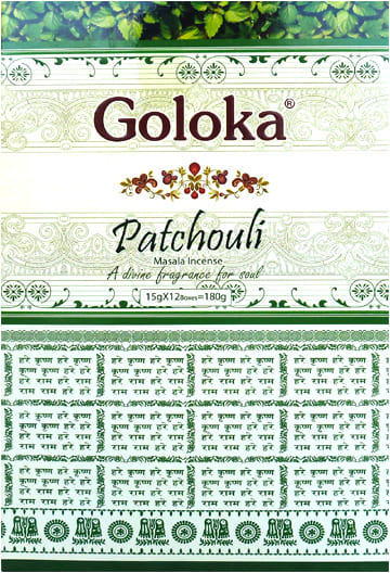 Encens goloka premium patchouli masala 15g chez Arabesk