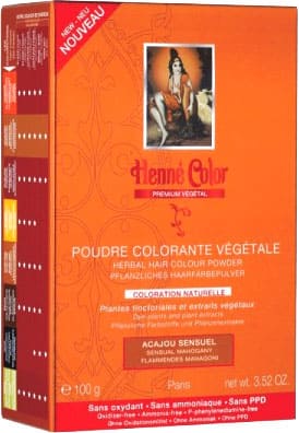 Pack de 3 Poudre colorantes végétale premium acajou sensuel 100g chez Arabesk