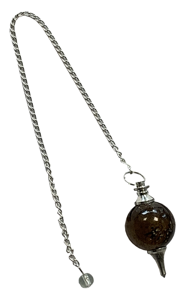 Pendule sphère Onyx rayé 4cm