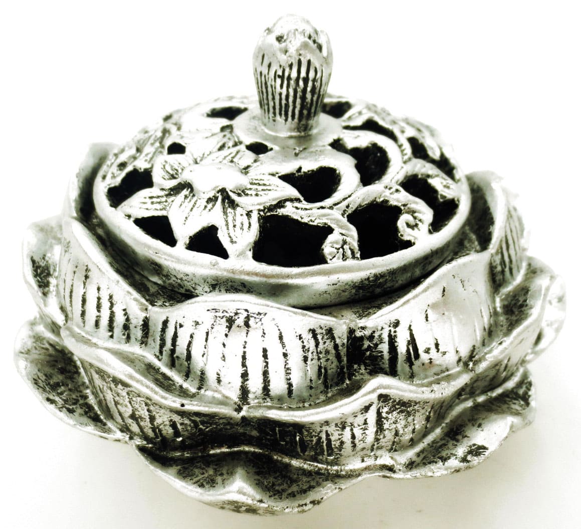 Porte encens cones Lotus Gris