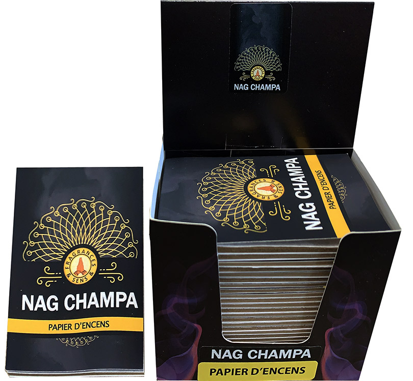 Papier d'encens Fragrances & Sens Nag Champa x30