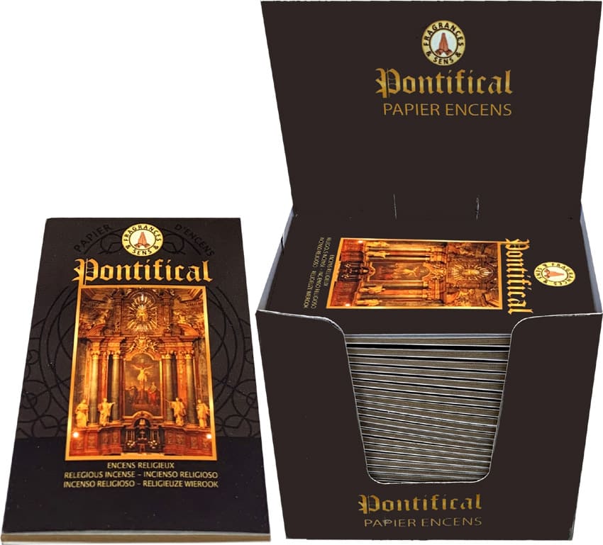 Papier d'encens Fragrances & Sens Pontifical x30 chez Arabesk