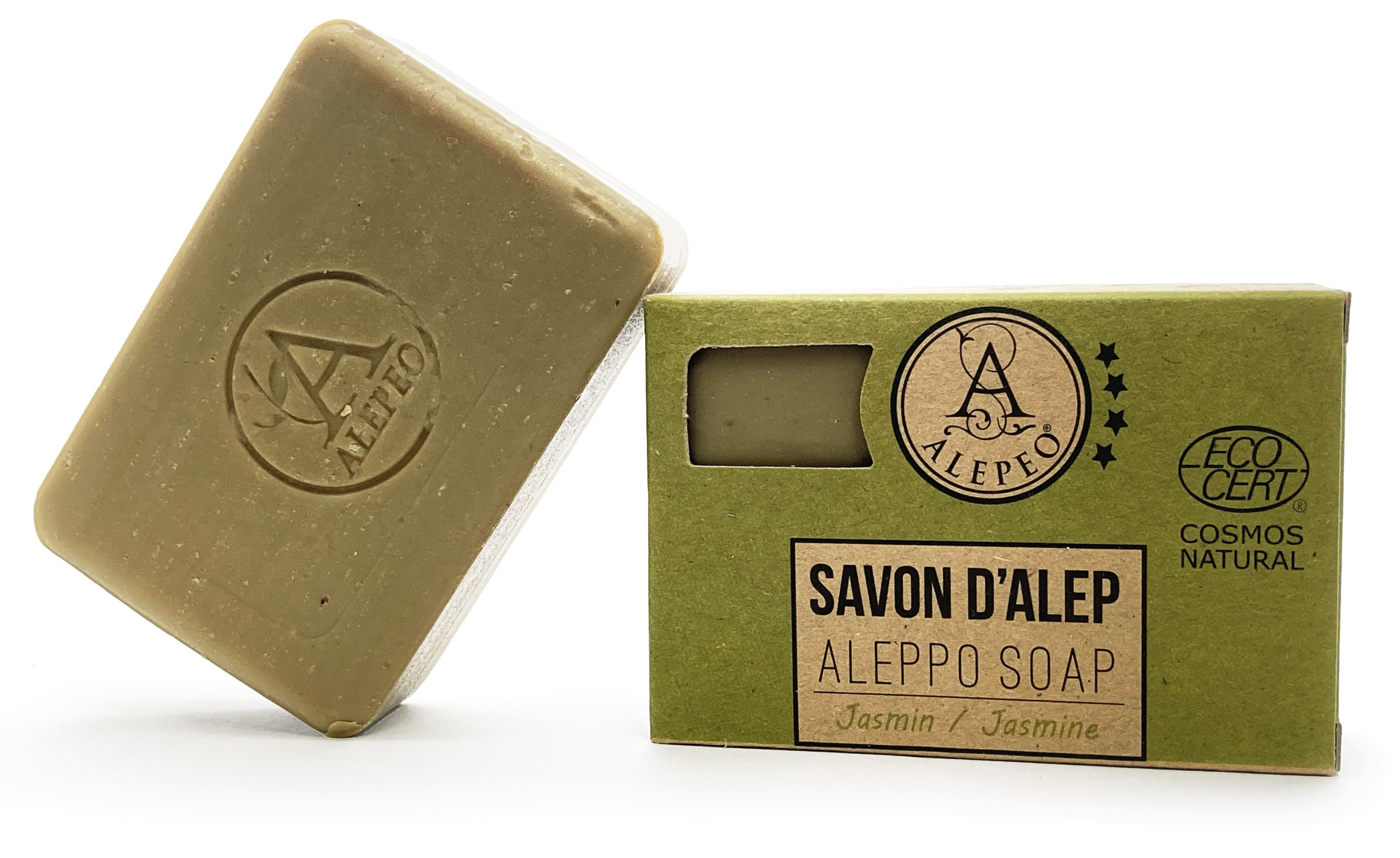 Savon d'alep jasmin 100g - ECOCERT chez Arabesk