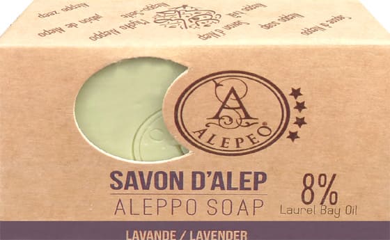 Savon d'alep alepeo lavande 8% 100g