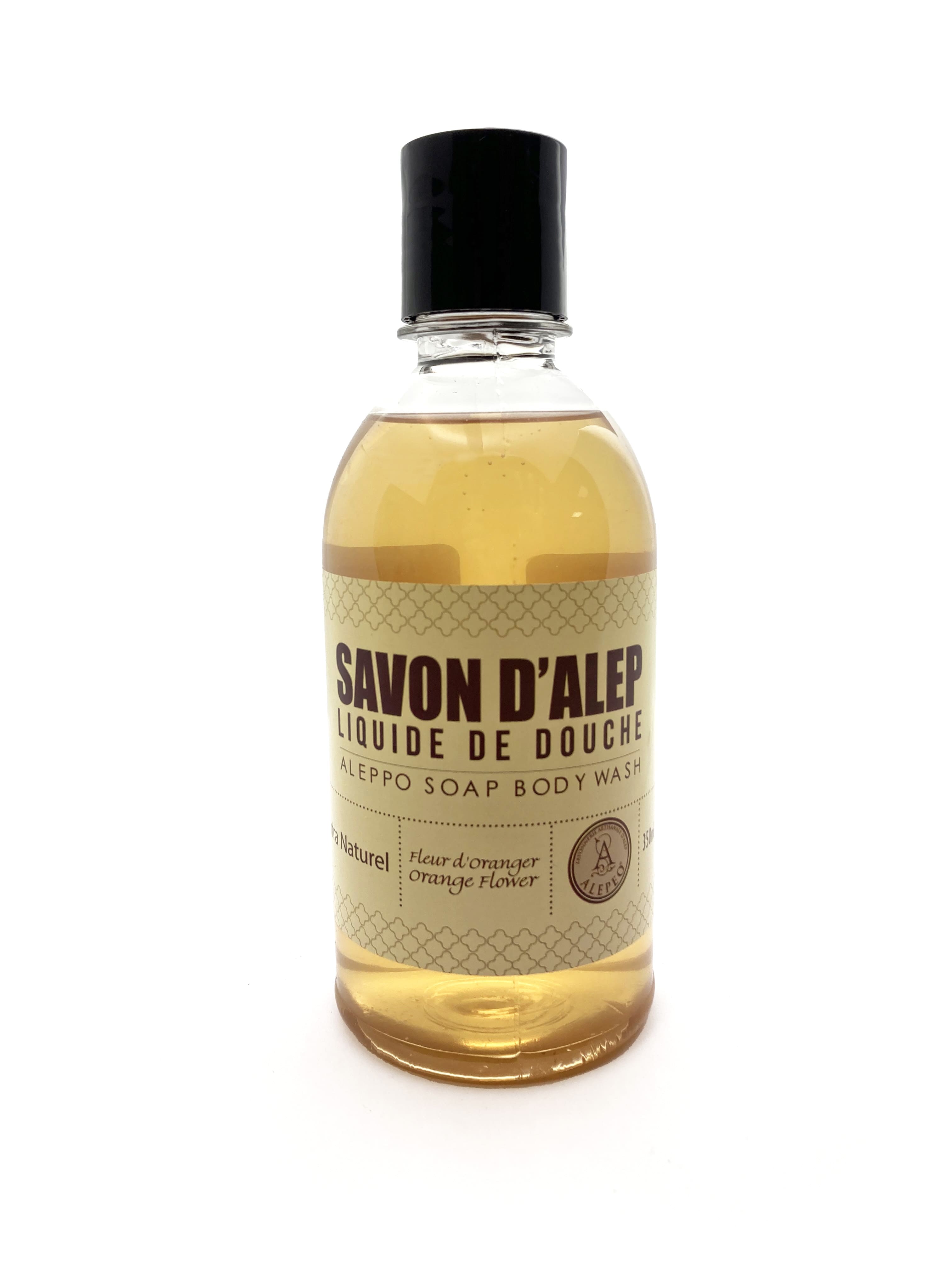 Savon d'Alep liquide - Douche - Fleur d'oranger 350ml