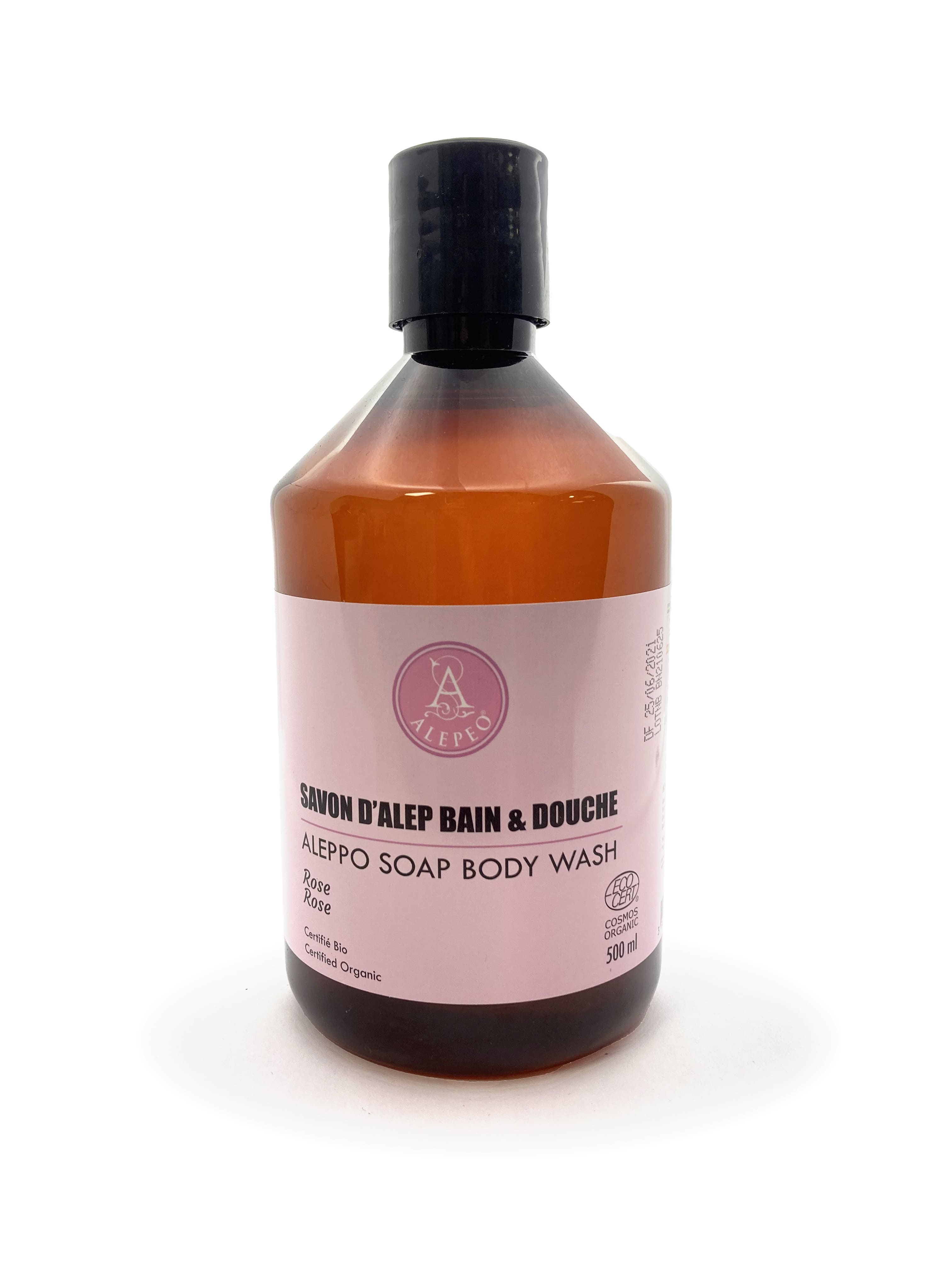 Savon d'Alep liquide - Ecocert - Rose 500ml