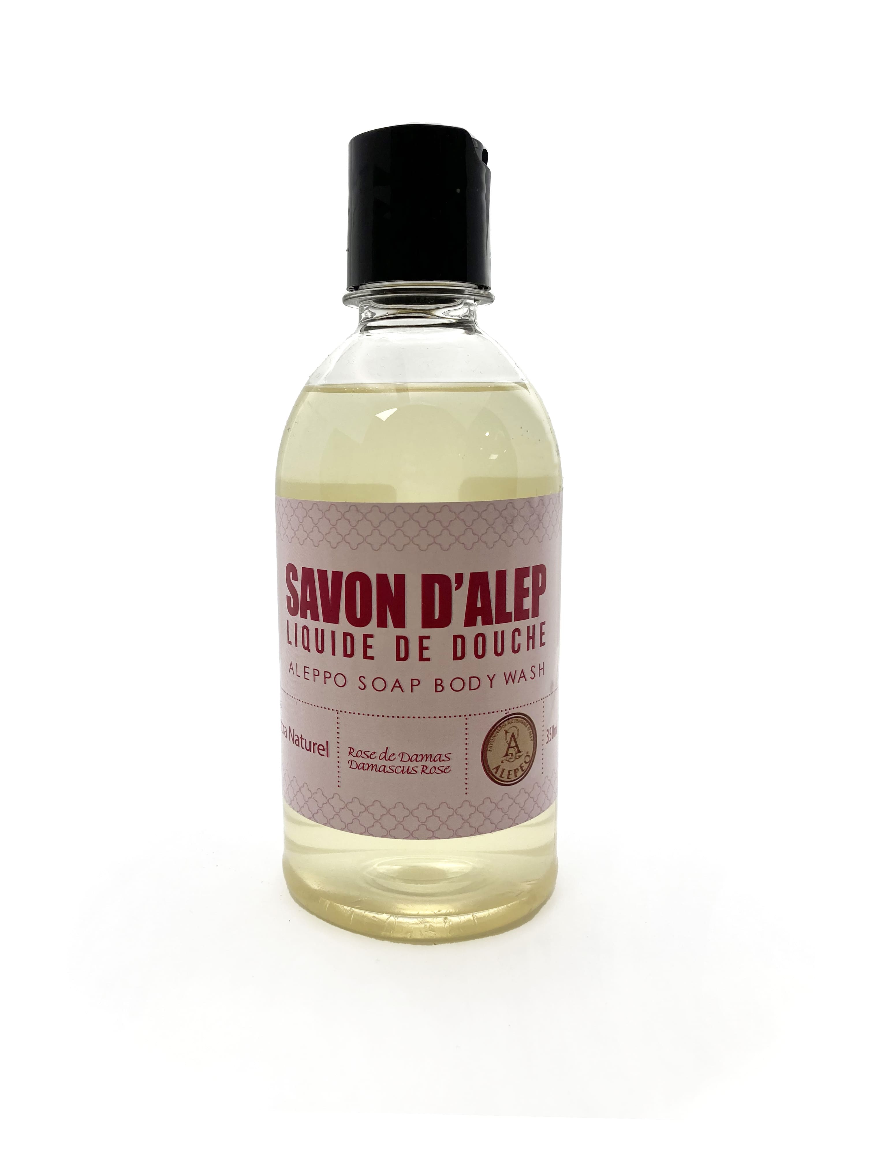 Savon d'Alep liquide - Douche - Rose de Damas 350ml