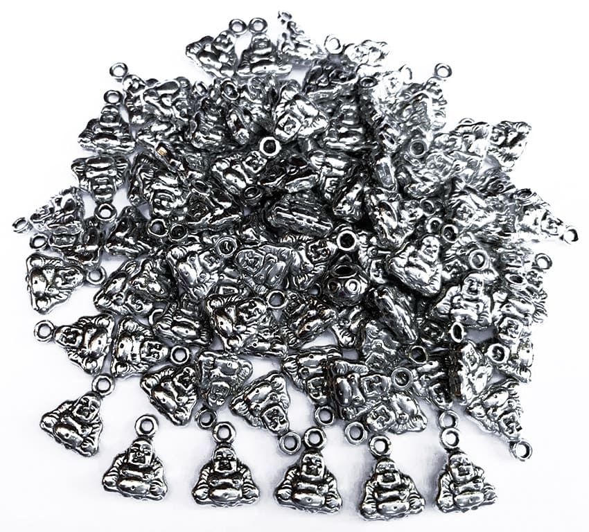 Perles charm's métal Happy Bouddha 12mm x100