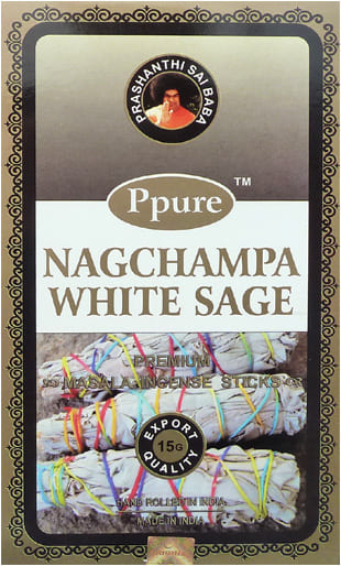 Encens Ppure nagchampa Sauge Blanche 15g