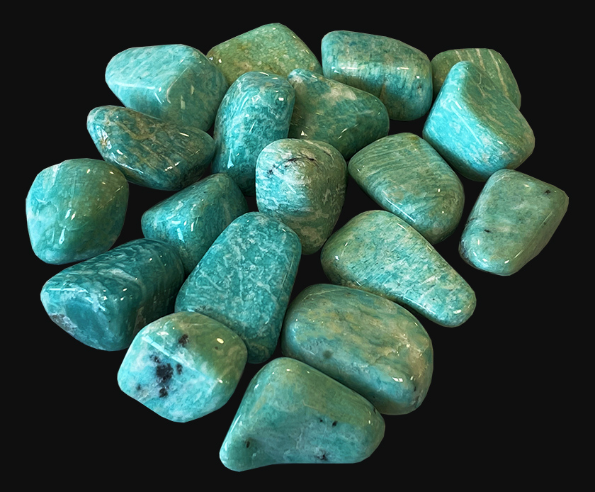 Amazonite Namibie A pierres roulées 2-3cm 250g