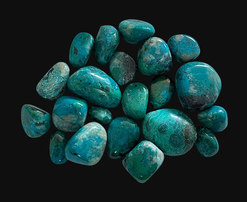 Chrysocolle A pierres roulées 250g