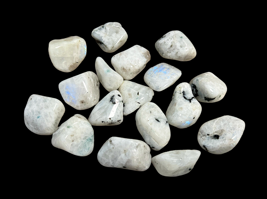 Pierre de Lune blanche A pierres roulées 250g