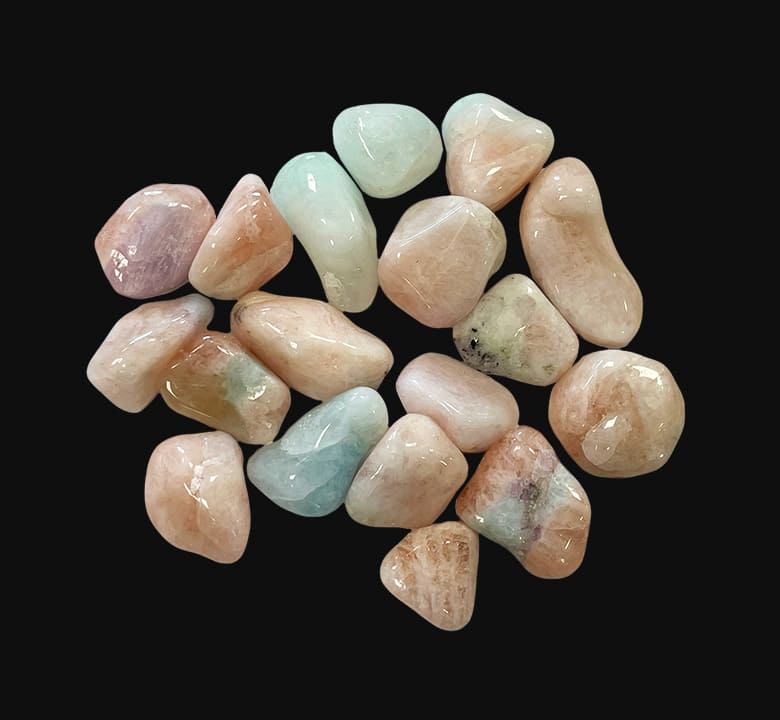 Morganite Mix A pierres roulées 250g