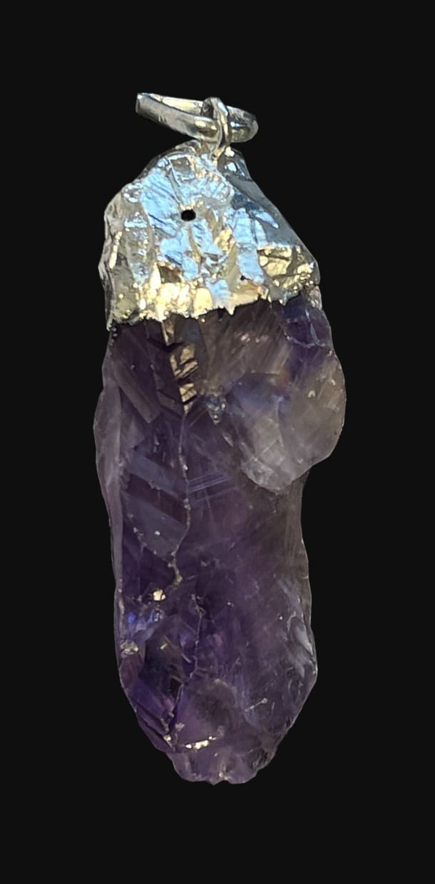 Pendentif  Amethyste brute