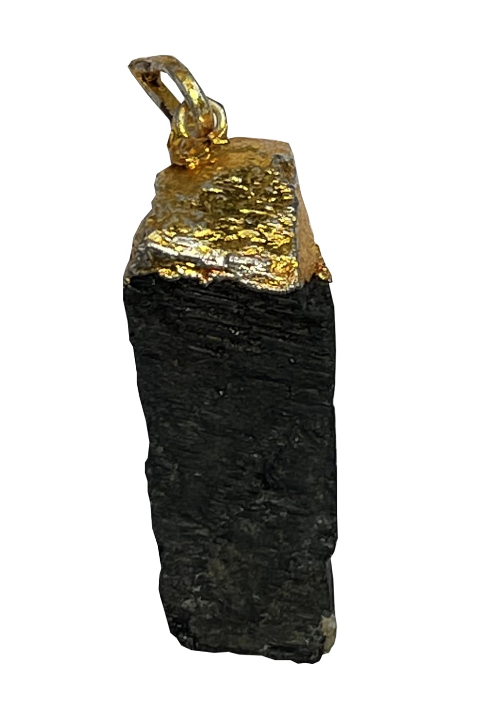 Pendentif tourmaline noire cathédrale brute