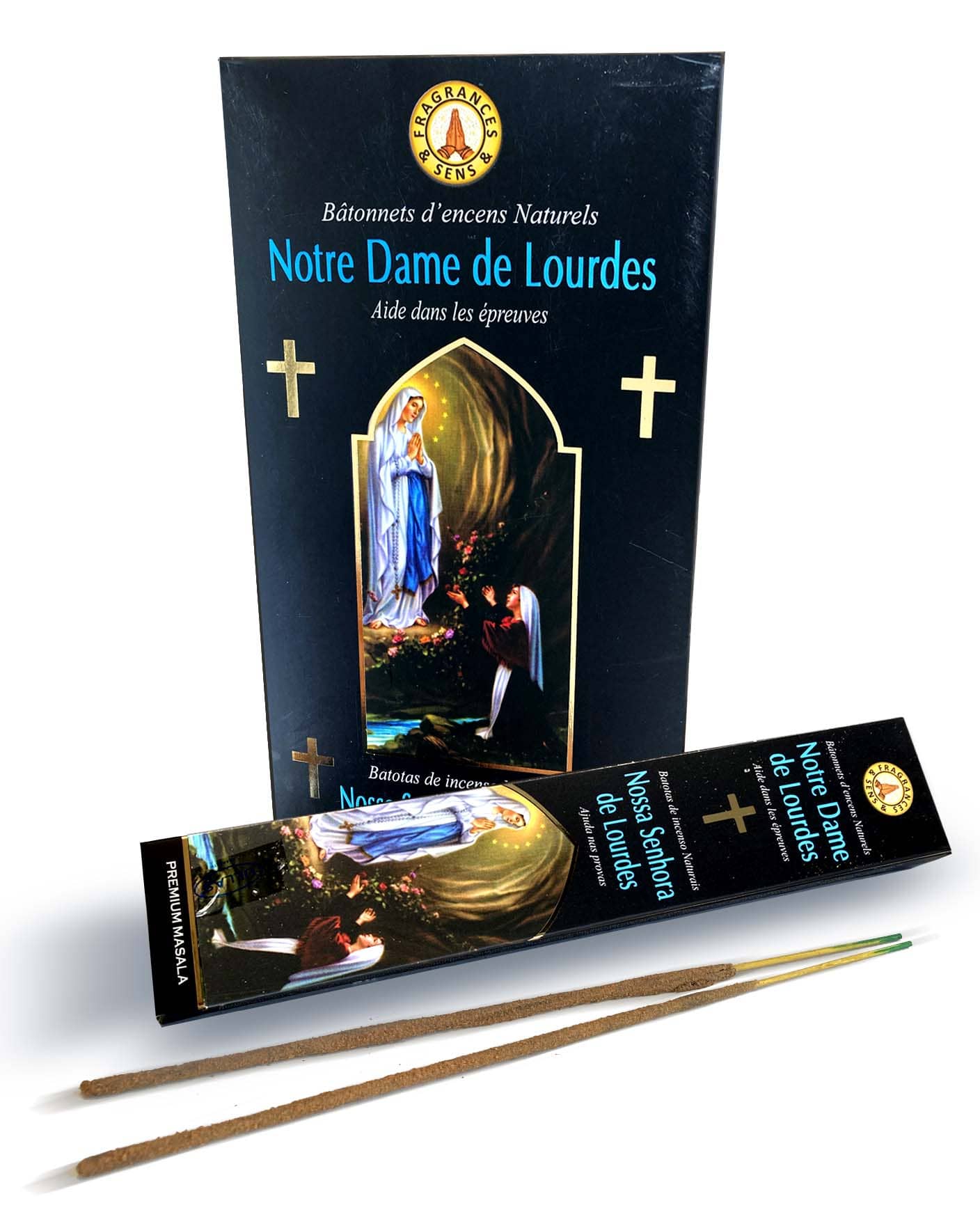 Encens Fragrances & Sens Notre Dame de Lourdes masala 15g chez Arabesk