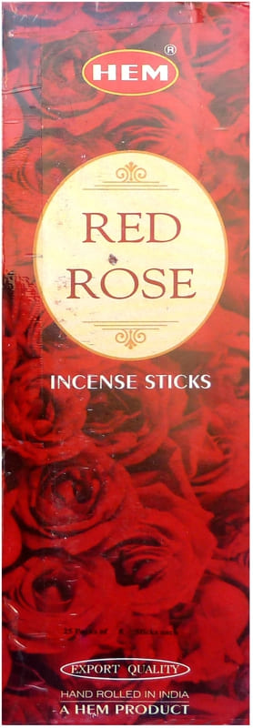 Encens Hem Rose Rouge Hexa 20g chez Arabesk