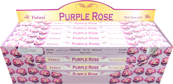 Encens tulasi sarathi purple rose 8bts
