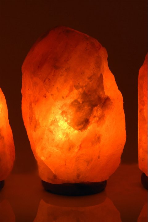 Lampe Naturelle M avec Socle en Bois 4-7 Kg