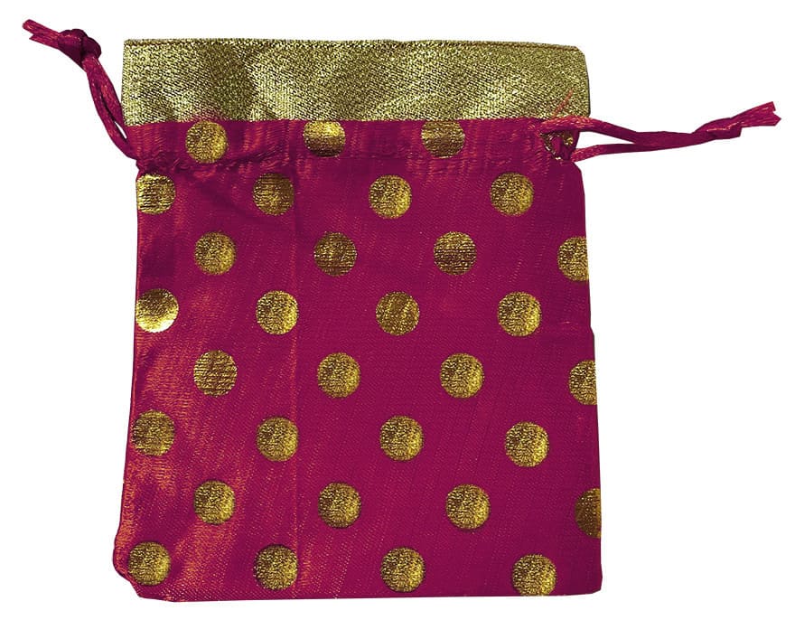Petit Sac satiné Rouge pack 50 pcs
